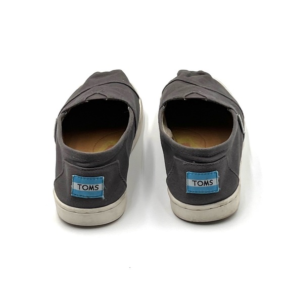 TOMS Classic Alpargata Canvas Shoes Ash Gray Comfortable Hipster Women’s Sz 7.5 - Picture 6 of 9
